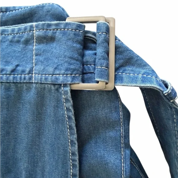 3.1 Phillip lim Chambray Wrap Midi Skirt NWT - Picture 7 of 12